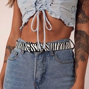 Sahara Princess Polly Zebra Belt